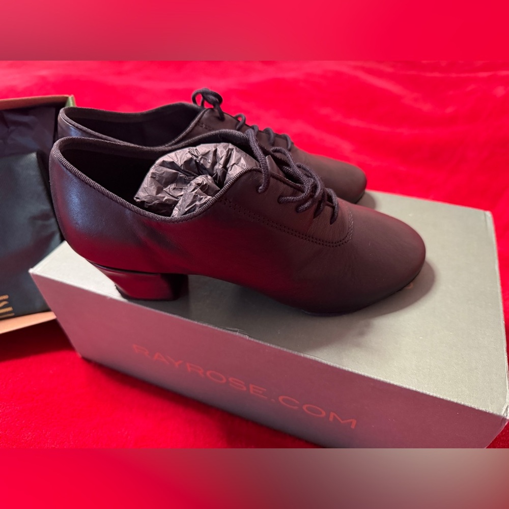 Ray Rose 460 Thunder; Leather Men`s Latin dance shoe.